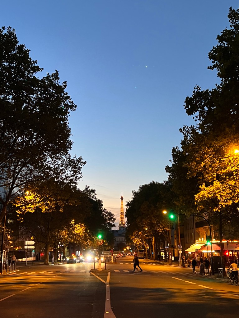 The Eiffel Tower At Night