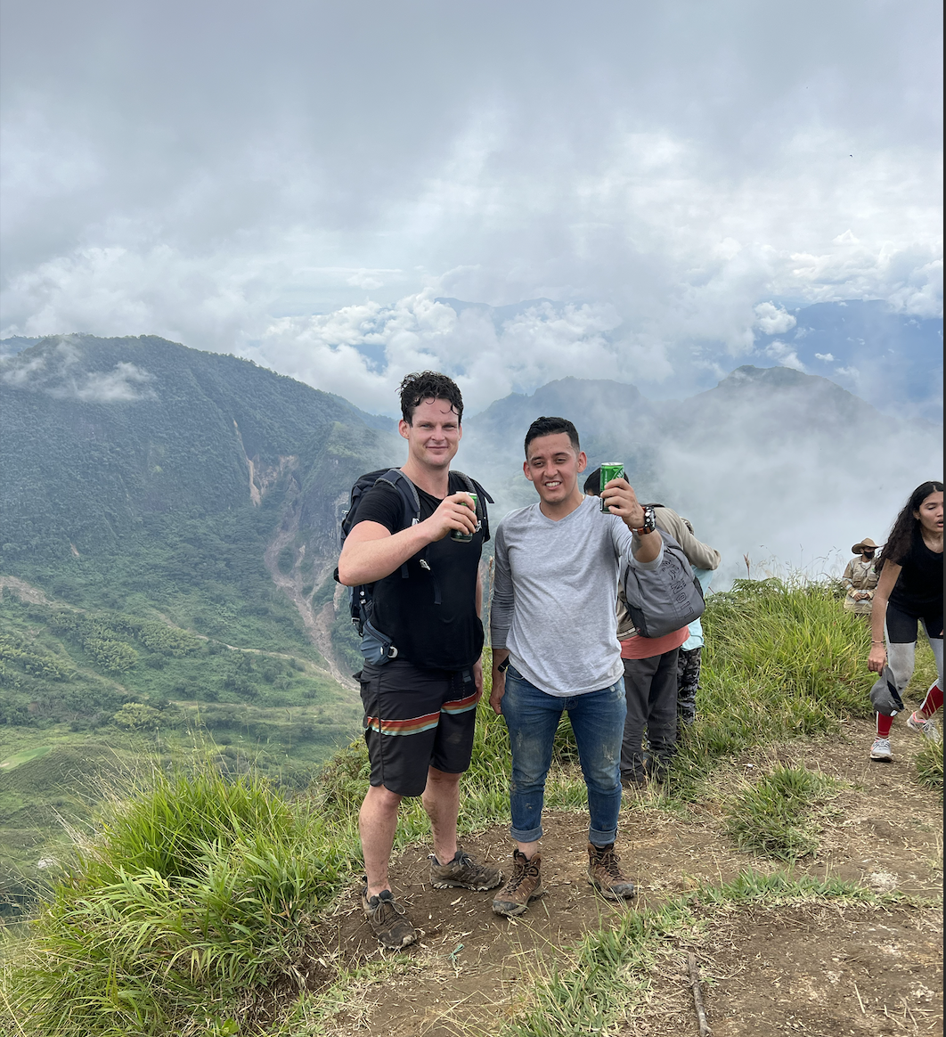 The top of Cerro Tusa, Colombia