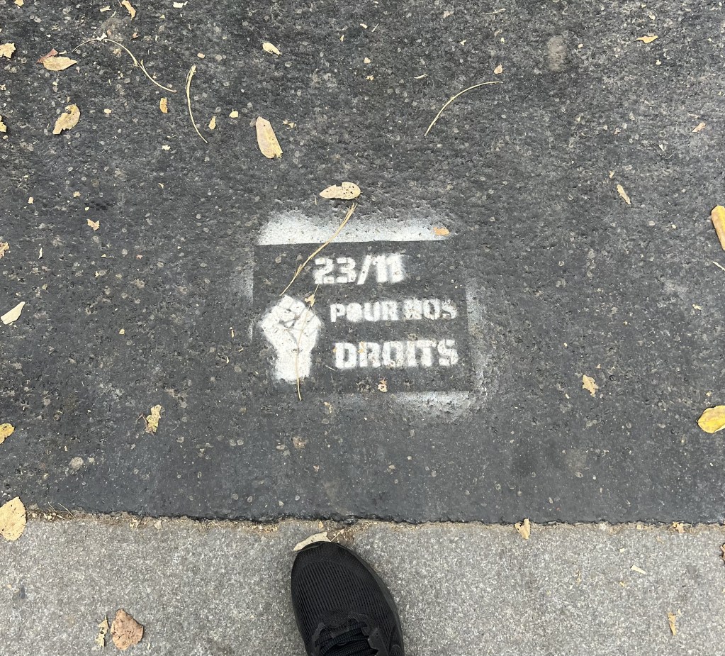 Protest Flyer In Paris